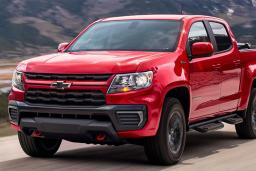 2022 Chevrolet Colorado Front Left Side in Red